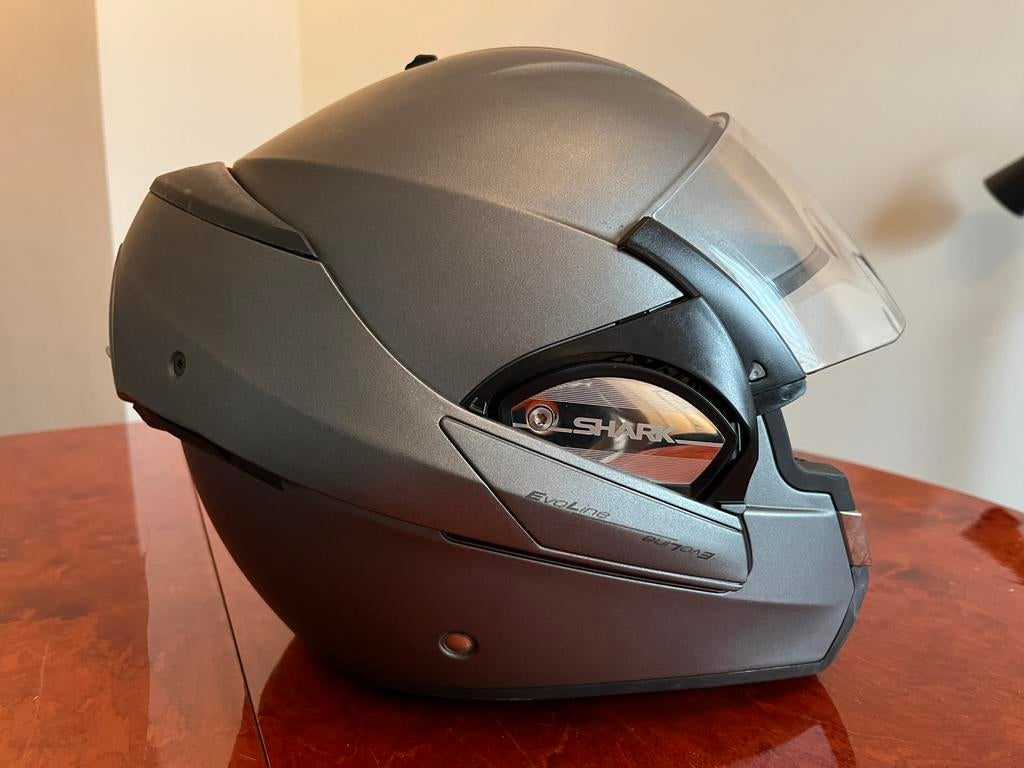 Shark Evoline helm - grijs - dames - maat S, Nieuw met kaartje, Systeemhelm, Shark, Ophalen of Verzenden