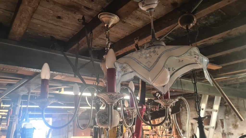 Diverses lustres et lanterne vintage, Enlèvement