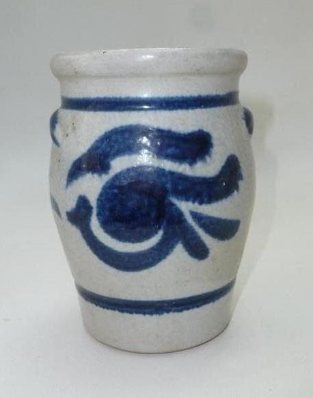 pot de fleurs en grès, Jardin & Terrasse, Pots de fleurs, Enlèvement ou Envoi, Moins de 25 cm, Rond, Utilisé