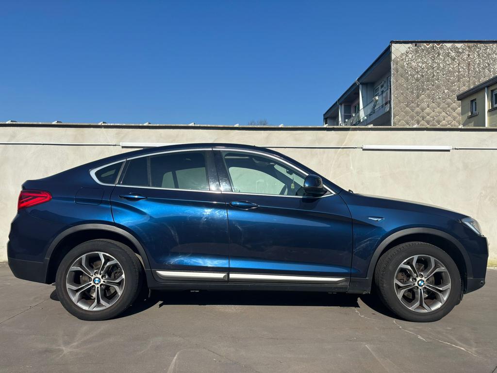 Bmw X4  X drive 20d automaat 2015 126 000 km full opties, Auto's, Automaat, Achterwielaandrijving, Euro 6, Blauw