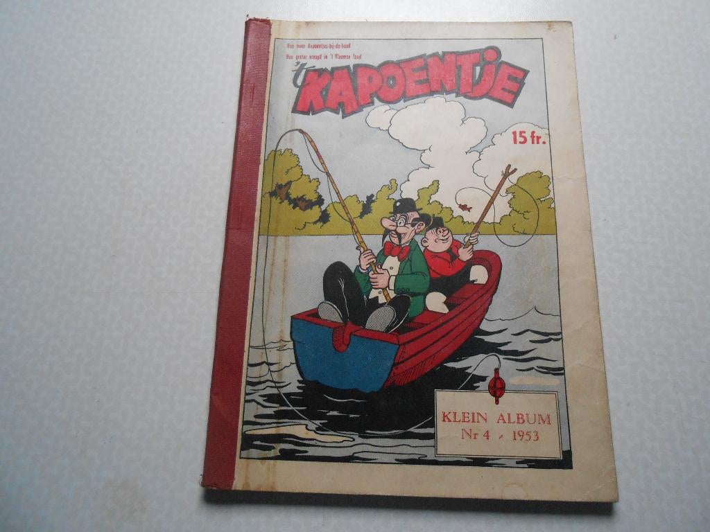 Kleine Album 't Kapoentje 4. 1953., Boeken, Stripverhalen, Gelezen, Eén stripboek, Ophalen of Verzenden, Herge