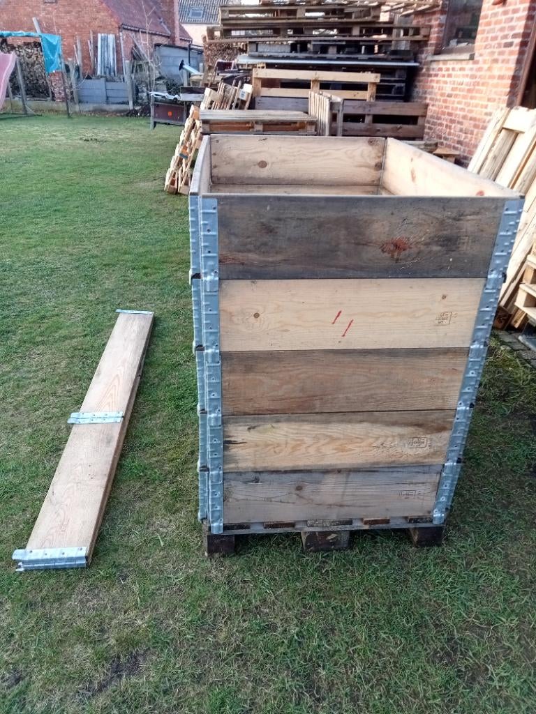 Opzetten, opzetranden europalletten moestuinbak, Ophalen, Zo goed als nieuw, Overige typen