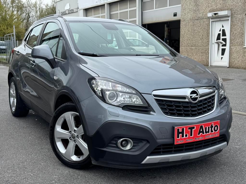 Opel mokka 1.6i es/airco/gps/euro5/garantie!!, Auto's, Voorwielaandrijving, Euro 5, Stof, Zwart