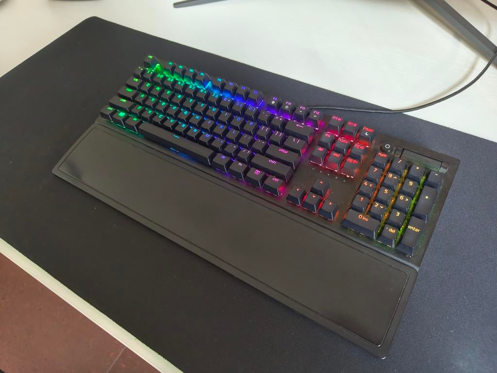 Razer Blackwidow V3 (Green Switches), Ophalen, Gebruikt, Gaming toetsenbord, Razer
