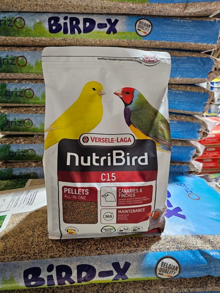 Nutribird C15 Kanarie Onderhoudsvoer 3kg ( Vervanger PERLE M, Ophalen