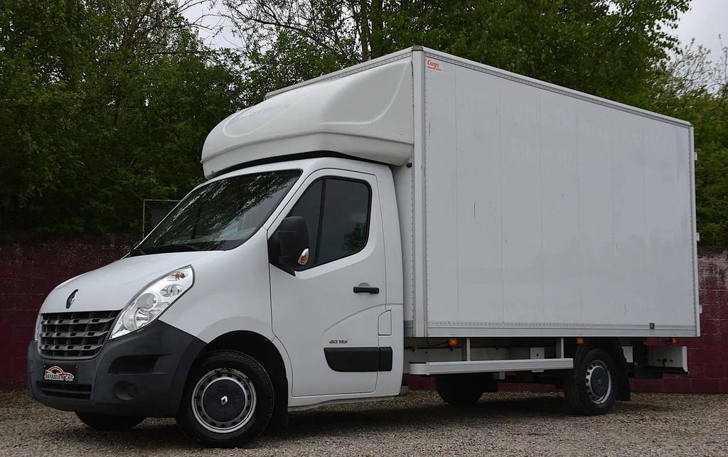 Renault Master 2.3dCi Cargo CAISSE ALLU CLIM 39.740KM, Auto's, Stof, Gebruikt, Zwart, 4 cilinders