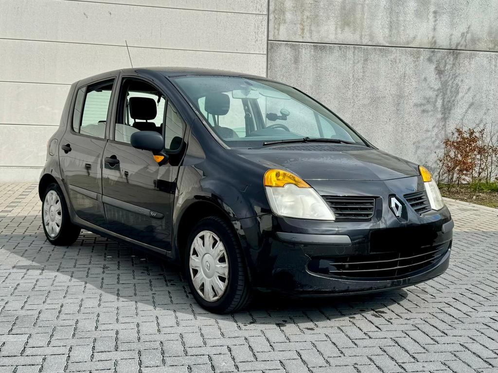 Renault Modus bwj 2006 / 1.2 benzine 5-DRS AIRCO 0470139955, Auto's, Stof, Zwart, Particulier, Euro 4