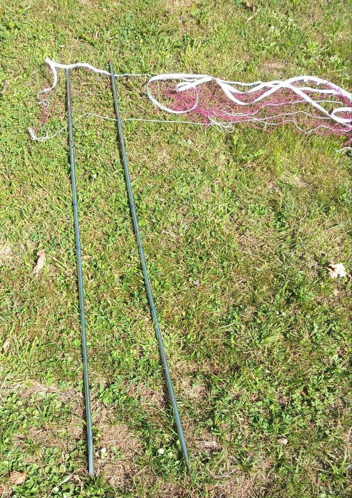 Badminton - filet et deux bâtons démontables -> 3€, Enfants & Bébés, Enlèvement, Utilisé