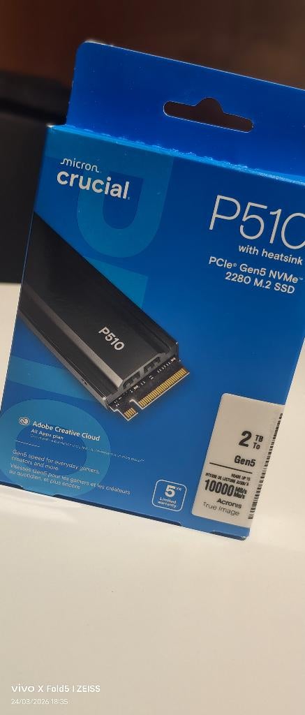 NVME 2TB PCIe 5.0 SSD te koop, Intern, 2TB, Console, SSD