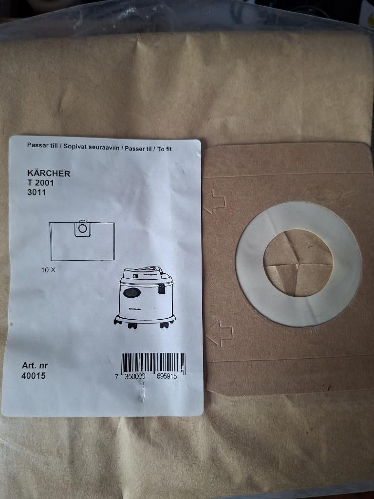 stofzuigerzakken Karcher, Elektronische apparatuur, Stofzuigers, Ophalen of Verzenden, Nieuw, Stofzak, Stofzuiger