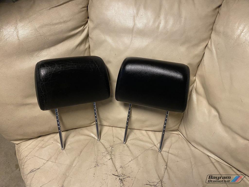 Bmw E36 zwart lederen hoofdsteunen coupe cabrio E30 3-serie, Autos : Pièces & Accessoires, -, Utilisé, -, Enlèvement ou Envoi