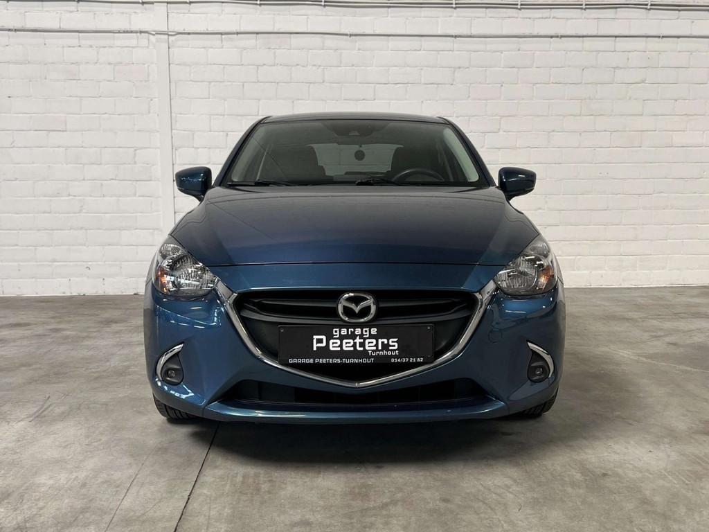 Mazda 2 2 1.5i Skyactiv-G Skydrive (EU6d-TEMP) (bj 2019), Gebruikt, 4 cilinders, Blauw, 124 g/km