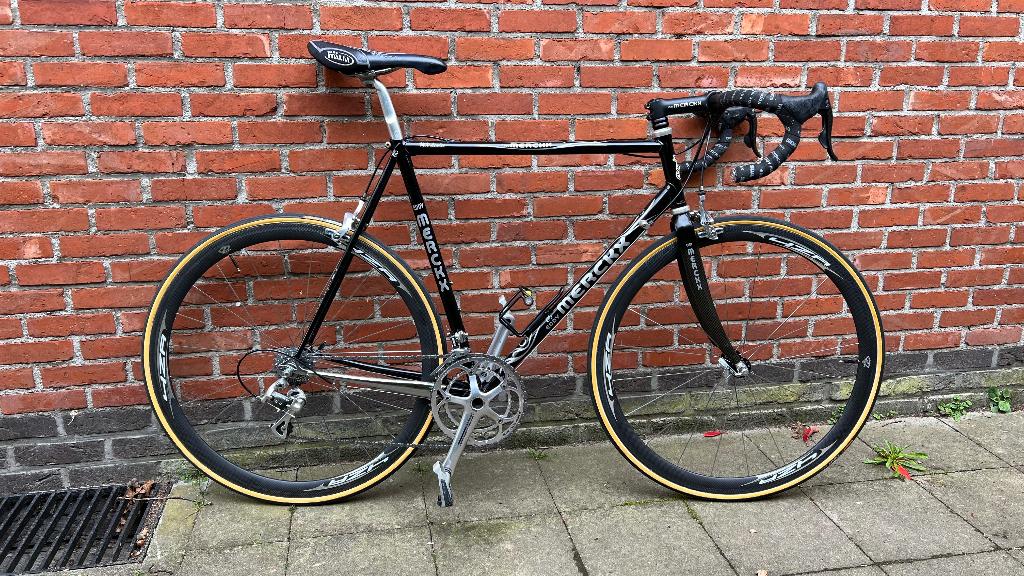 Merckx MX Leader unique avec roues en carbone 4ZA, Autres marques, 57 à 61 cm, Acier, Enlèvement