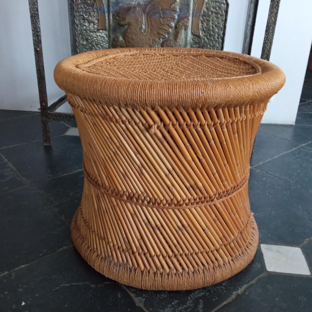 tabouret en rotin, Maison & Meubles, Enlèvement, Utilisé, Matériaux autres