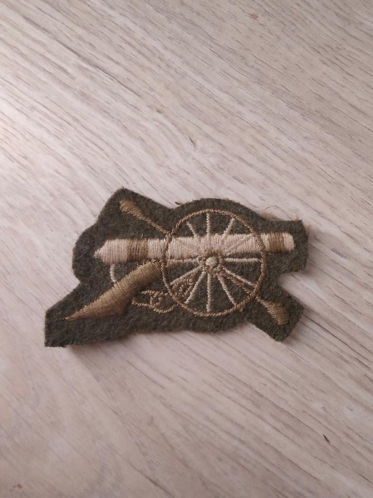 Insigne tissu artillerie anglaise, Enlèvement ou Envoi