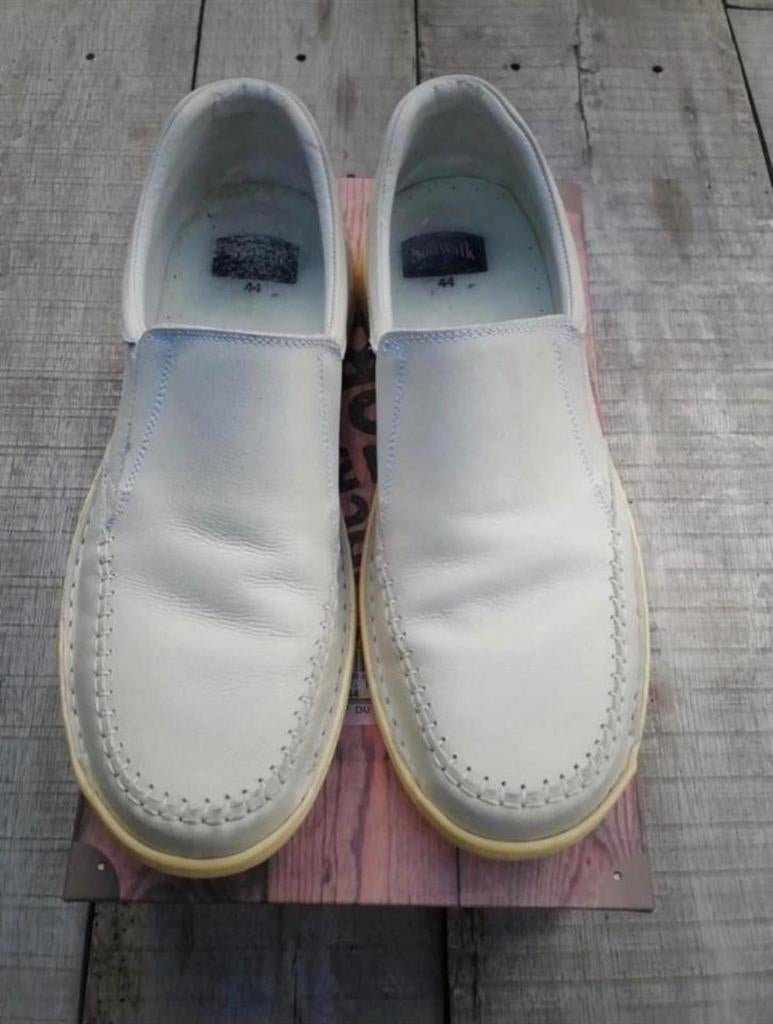 Mocassins homme, Vêtements | Hommes, Chaussures, Enlèvement, Porté, Blanc