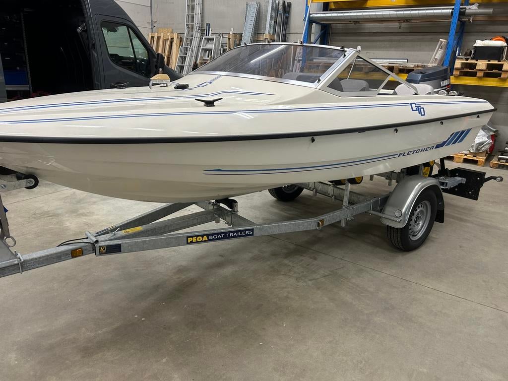 Fletcher GTO 147, Watersport en Boten, Ophalen, Gebruikt, 70 tot 120 pk, 3 tot 6 meter
