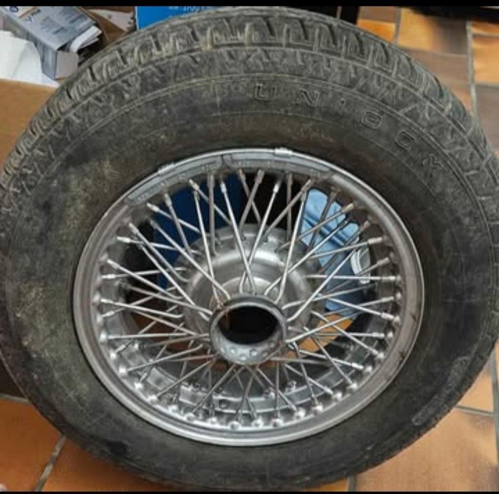 4 jantes à rayons 13” avec pneus 165/70 SR13 – ancêtre, Autos : Pièces & Accessoires, Pneus & Jantes, Enlèvement, 13 pouces, Pneu(s)