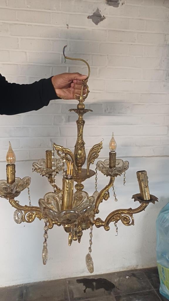 Antiek luster, Antiek en Kunst, Antiek | Verlichting, Ophalen