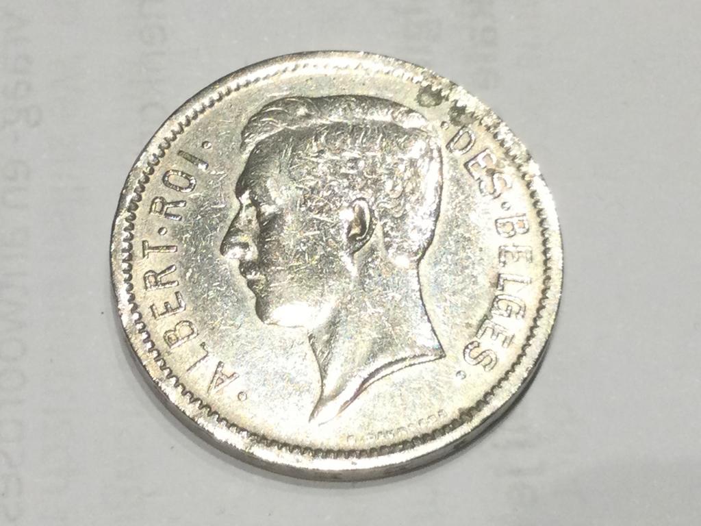 België 5 Frank 1933 Frans, Ophalen of Verzenden