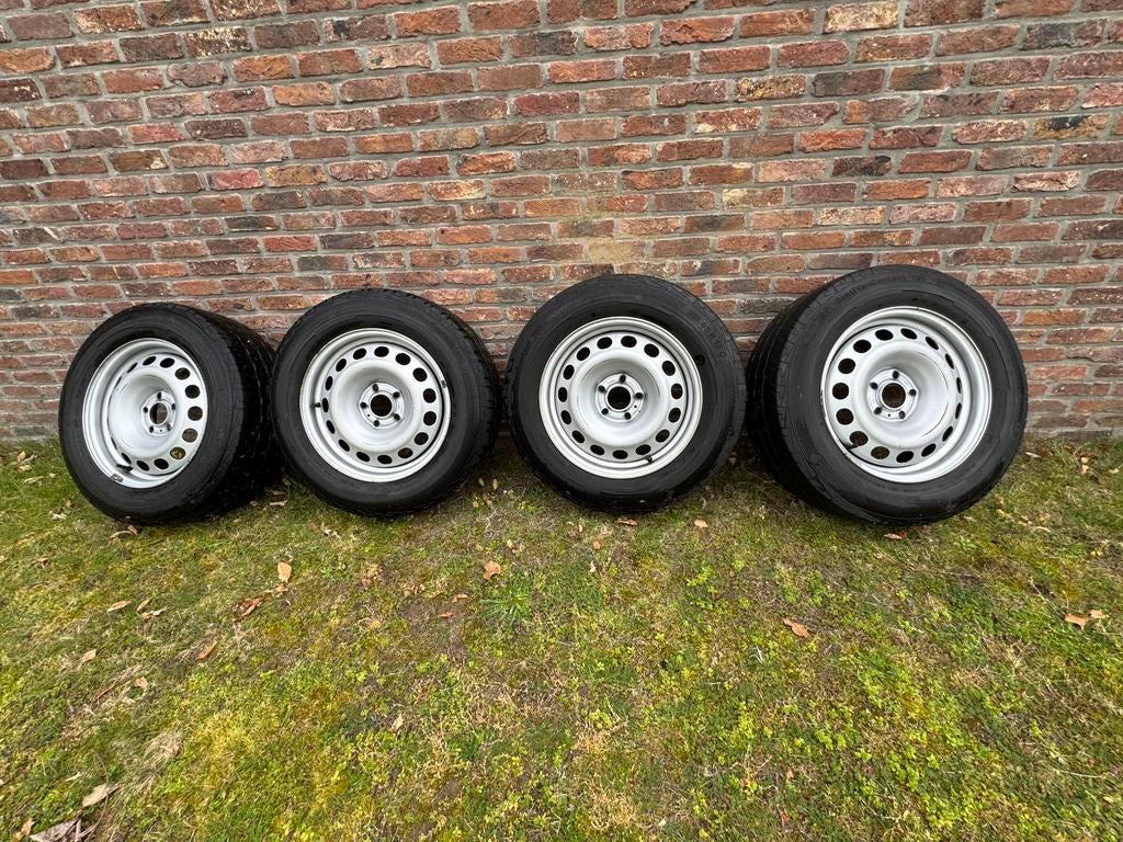 5x108 stalen velgen, Auto-onderdelen, Banden en Velgen, Ophalen, 16 inch, Band(en), Zomerbanden
