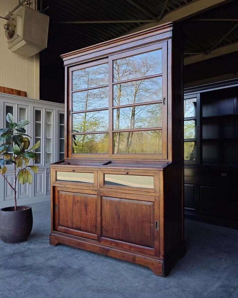 Antieke grutterskast | Winkelkast, oude apothekerskast #8070, Ophalen of Verzenden