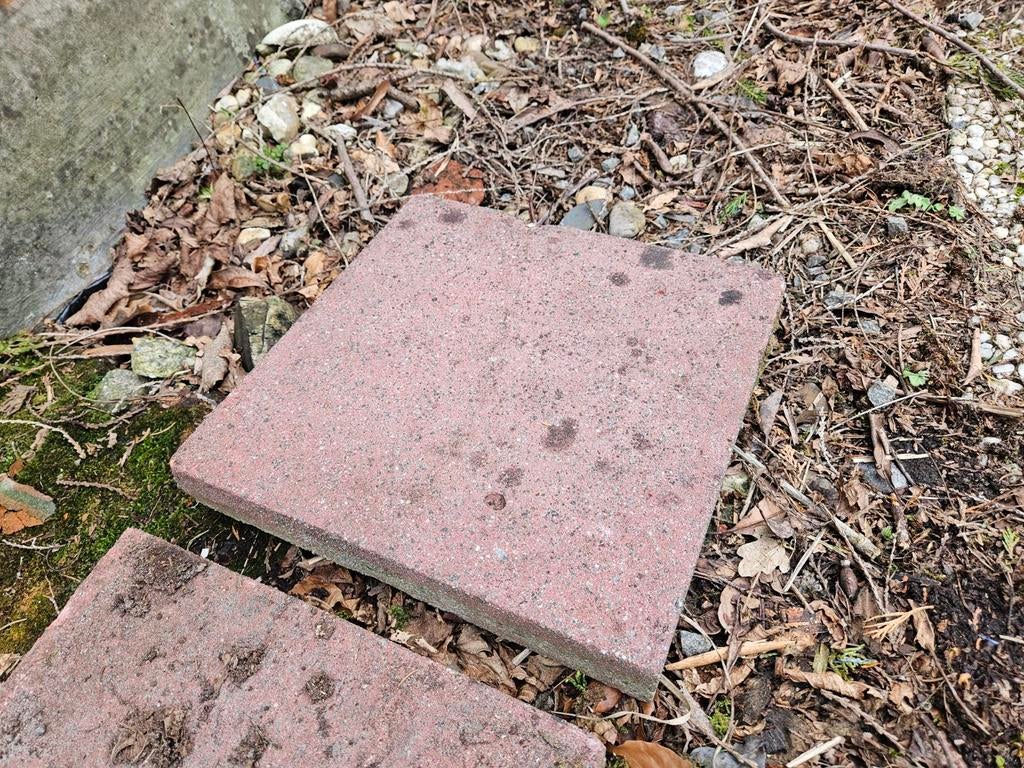 Rode trottoir dallen 30x30x3, Enlèvement