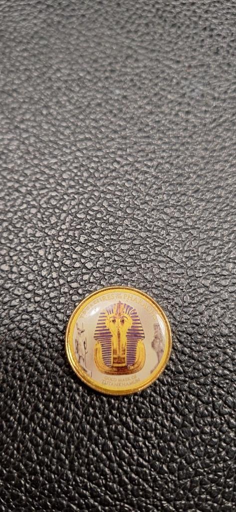 Egypte one pound 2008 schatten van de Farao's, Postzegels en Munten, Ophalen of Verzenden, Egypte