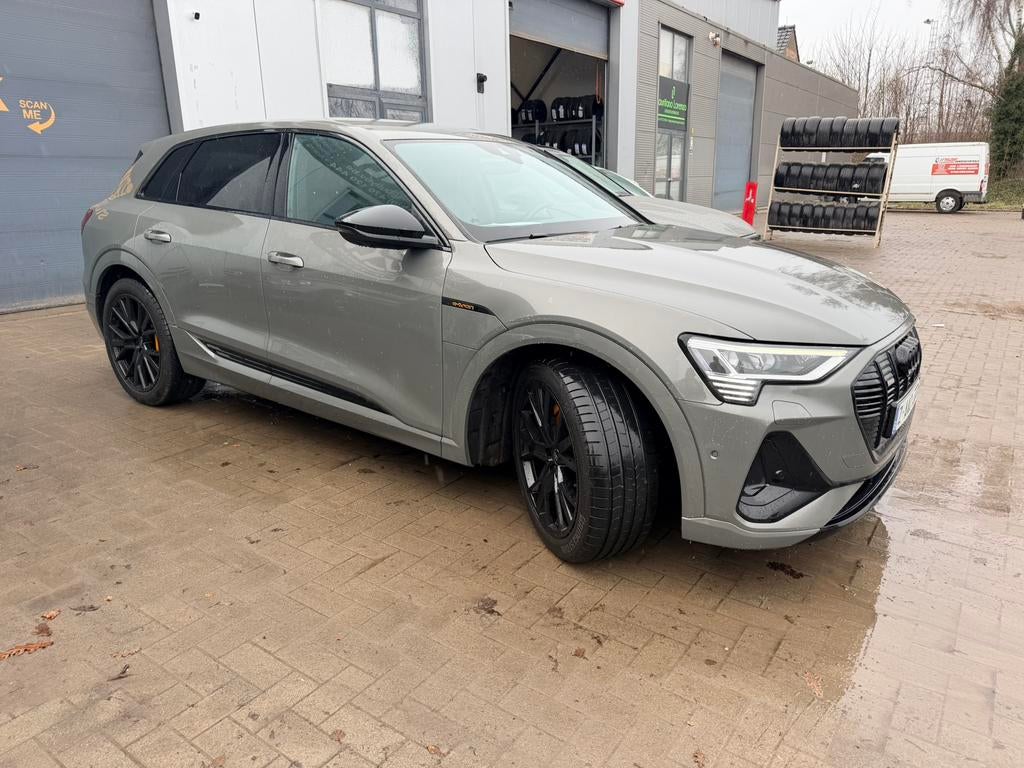 Audi Q8 e-tron 50 quattro 2 x S-line, Auto's, Audi, Alcantara, Q8 e-tron, SUV of Terreinwagen, Zilver of Grijs