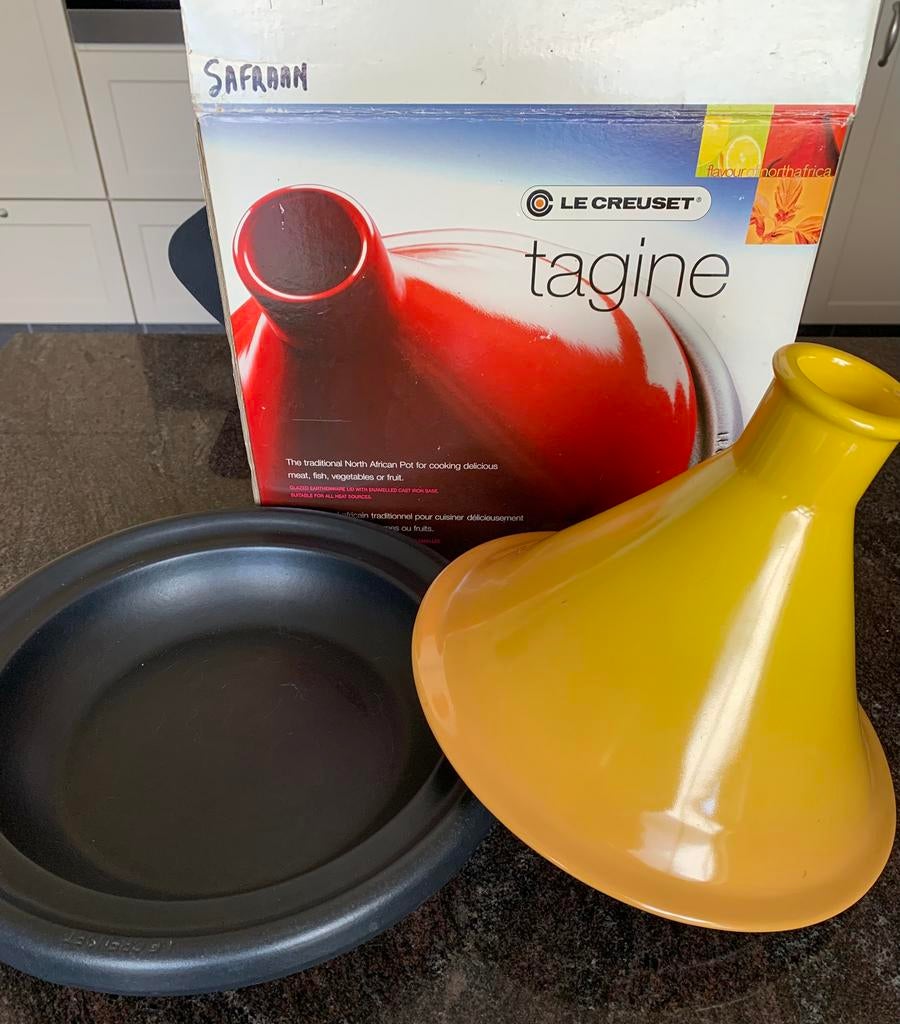 Le Creuset, Huis en Inrichting, Keuken | Potten en Pannen, Ophalen, Gietijzer, Overige typen, Zo goed als nieuw