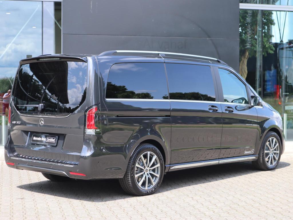 Mercedes-Benz EQV 300 L2 AVANT. 8 pers. (365km WLTP), Stof, Zwart, 365 km, 90 kWh