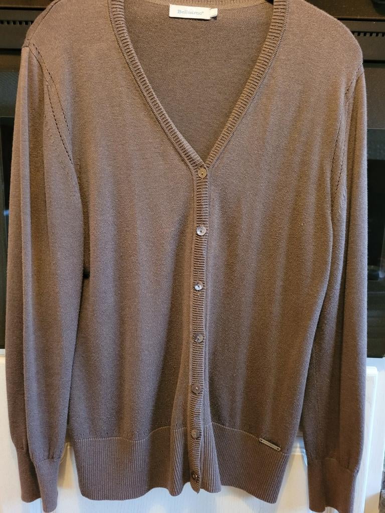 Fijne langere golf merk Bellisimo, M..als nieuw, Kleding | Dames, Ophalen of Verzenden, Maat 38/40 (M), Bruin