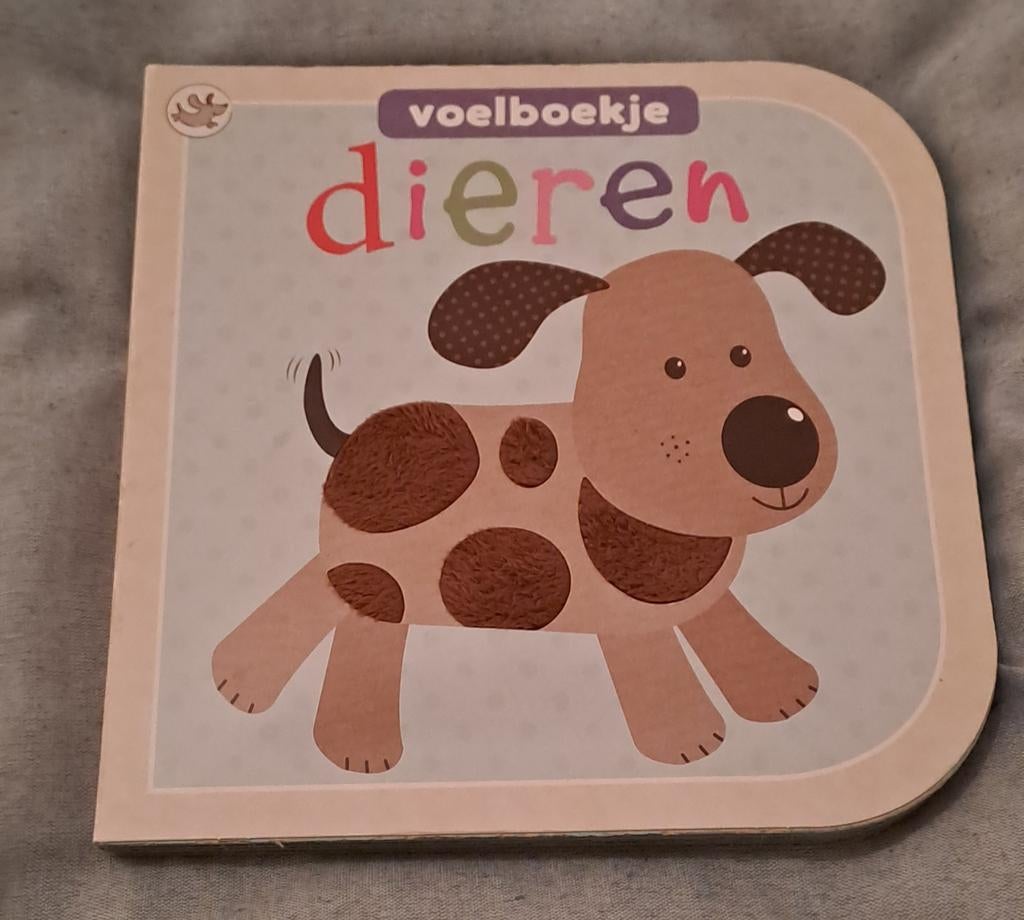 Voelboekje dieren, Ophalen of Verzenden, Zo goed als nieuw, Uitklap-, Voel- of Ontdekboek, 1 tot 2 jaar