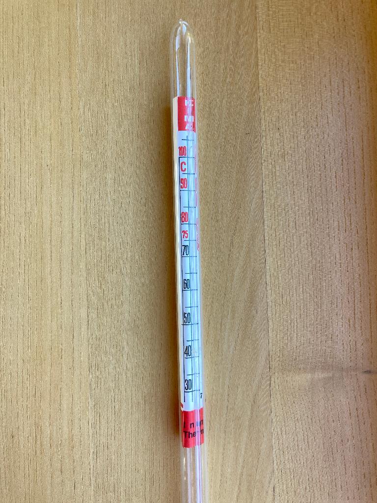 vintage thermometer steriliseerketel (glasbuis 44 cm), Enlèvement, Utilisé, Ustensile
