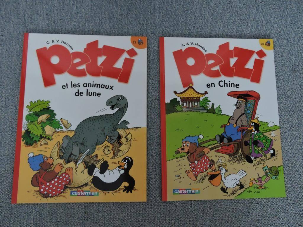 Petzi et les animaux de la lune et Petzi en Chine, Livres, BD, Enlèvement ou Envoi, Neuf