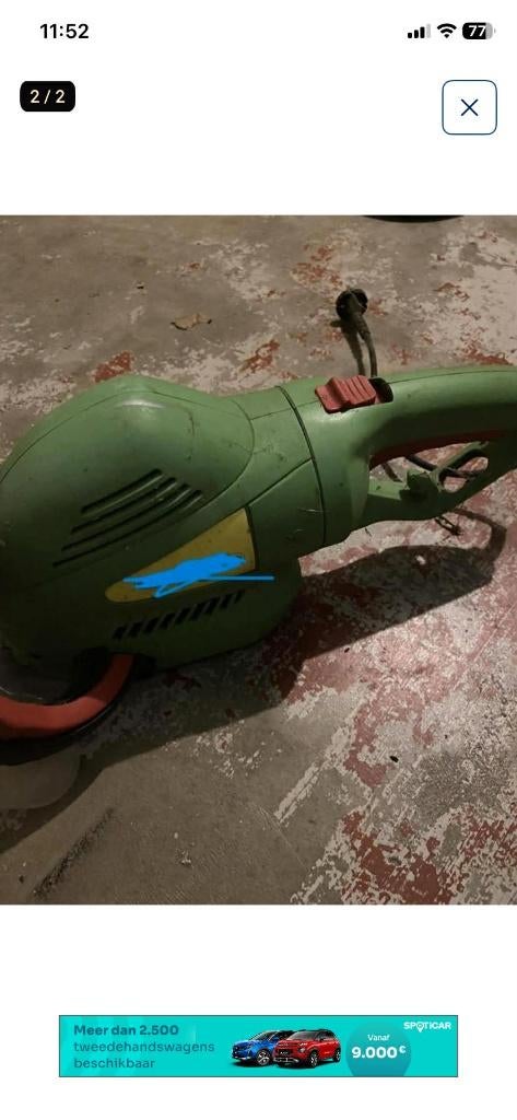 Electrische heggenschaar, Tuin en Terras, Ophalen, Zo goed als nieuw, Elektrisch