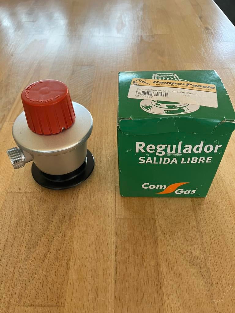 Ontspanner voor Spaanse/Portugese gasfles, Caravans en Kamperen, Ophalen of Verzenden, Nieuw