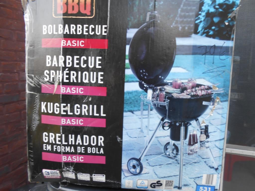 te koop bolbarbecue, Enlèvement, Comme neuf, Overig