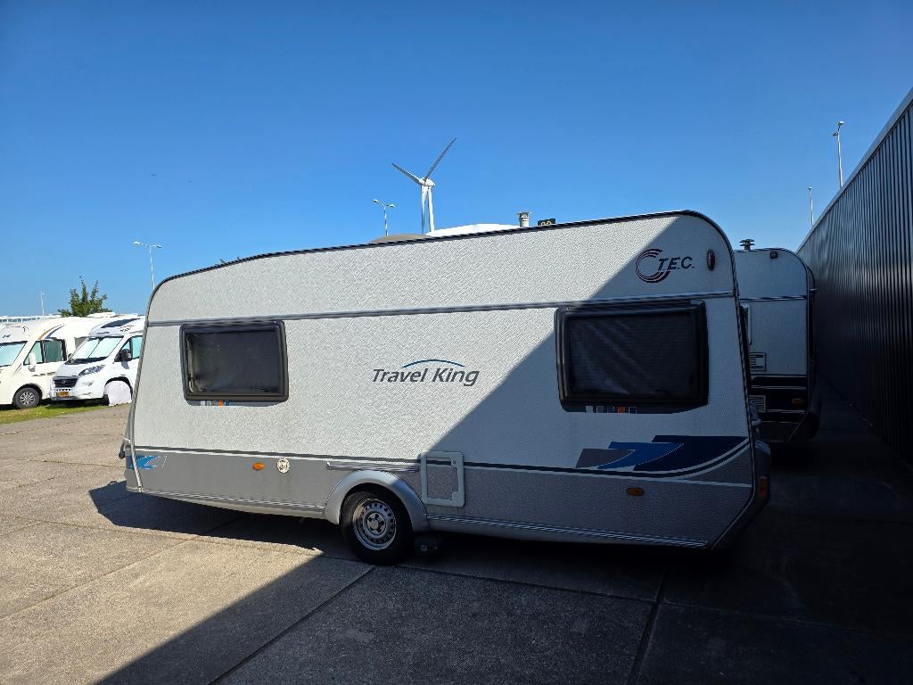caravan tec travel king 2008, Caravans en Kamperen, Caravans, 75 kg, Particulier, 5 tot 6 meter, Tot en met 4