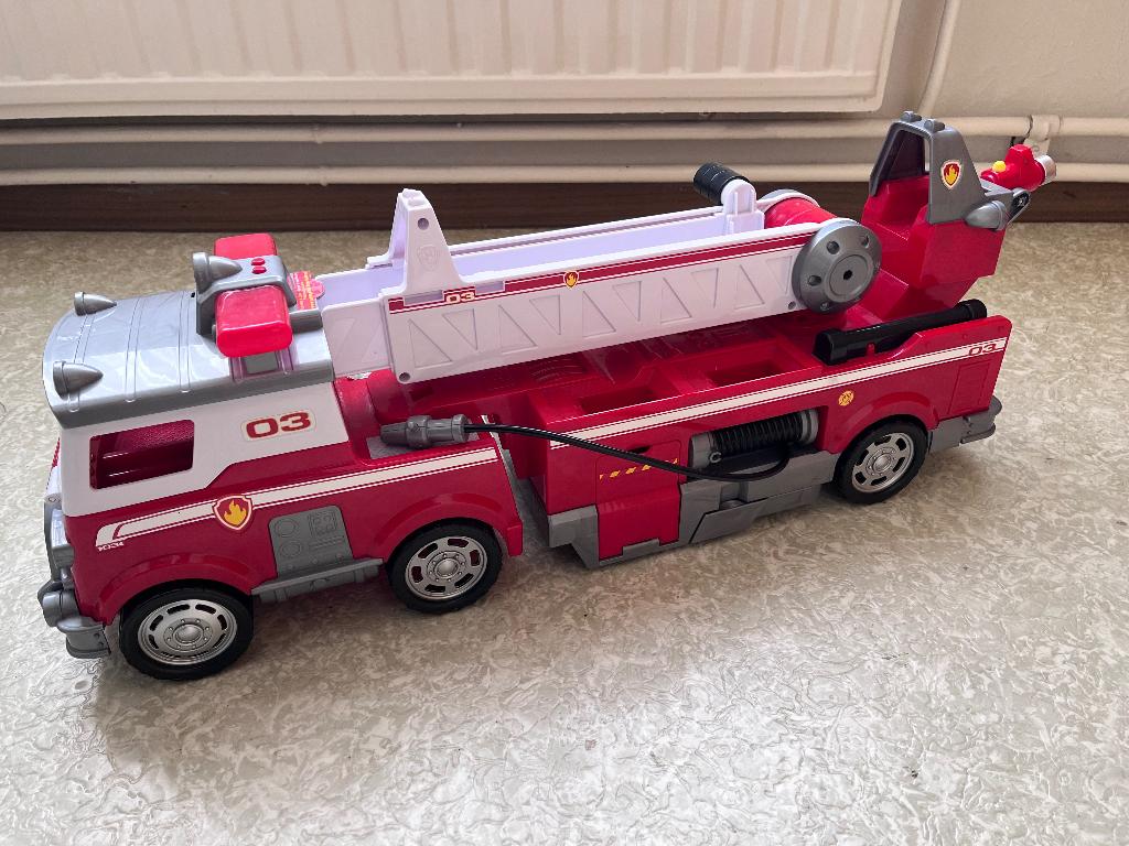Brandweerwagen Paw Patrol, Kinderen en Baby's, Ophalen of Verzenden, Gebruikt