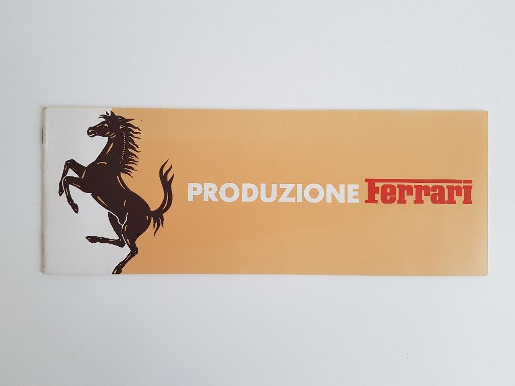 Ferrari « Produzione Ferrari » 1977 — Brochure originale, Enlèvement ou Envoi, Ferrari, Ferrari