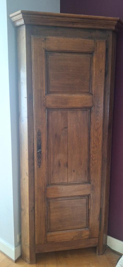 Meuble d'angle ancien en chêne, Maison & Meubles, Enlèvement, Utilisé