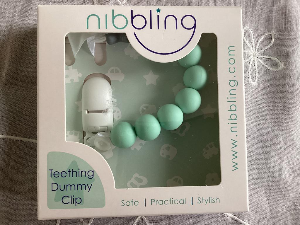 Nibling speenkoord  groen Nieuw, Kinderen en Baby's, Kraamcadeaus en Geboorteborden, Ophalen, Nieuw, Kraamcadeau