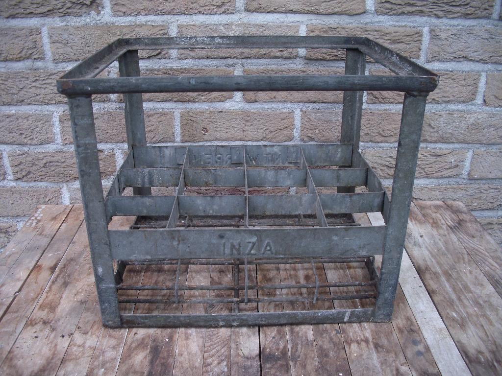 zinken flessen bak, Ophalen