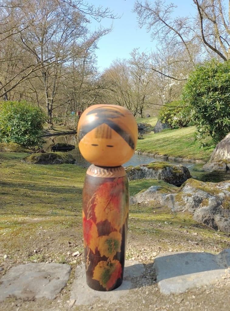 Grote "Aki" kokeshi van Sato Kouson (Komura) 39 cm, Verzenden