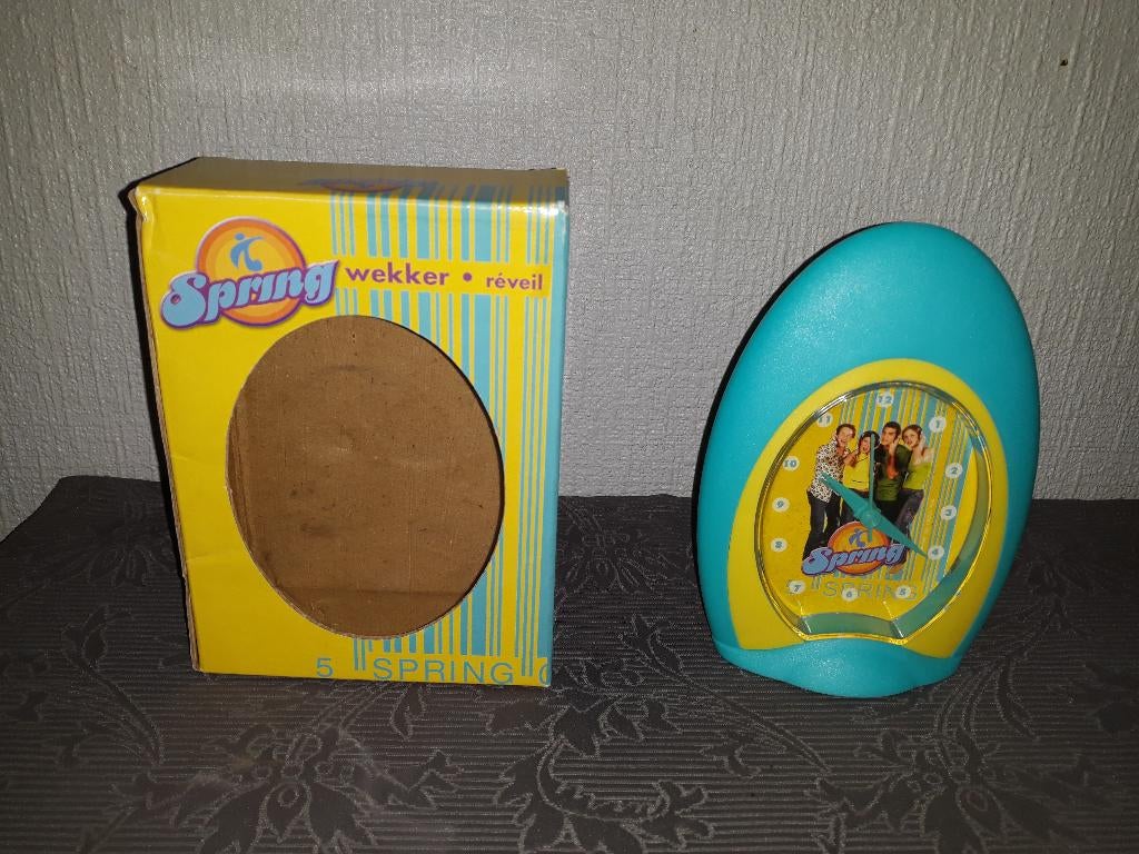 Spring wekker, Ophalen of Verzenden, Gebruikt, Analoog