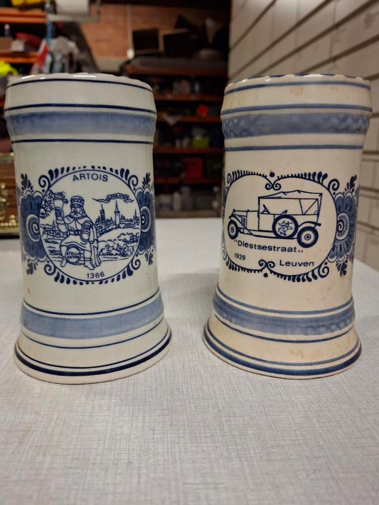 Artois bierpot delfts blauw, Collections, Marques de bière, Enlèvement