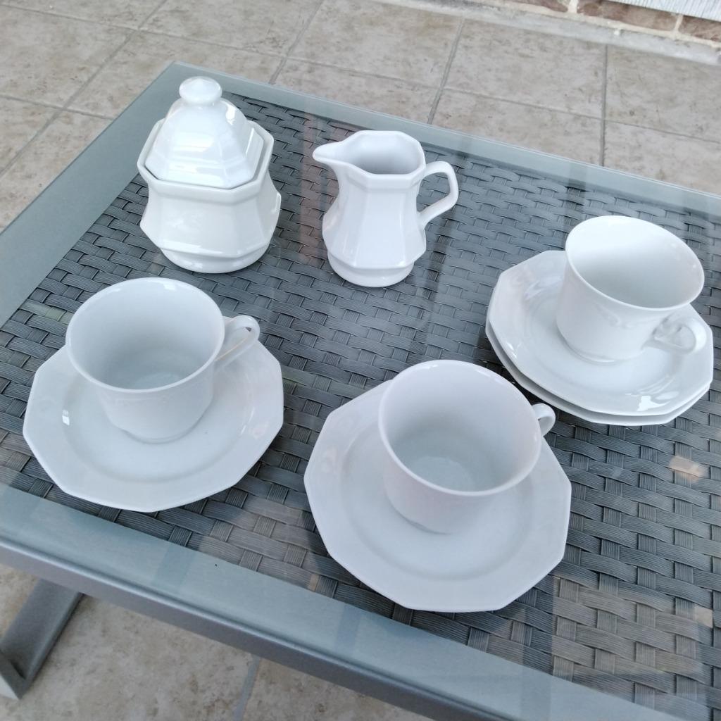 3 tasses, sous-tasse, pot au lait et sucrier Winterling, Uni, Comme neuf, Enlèvement, Autres types