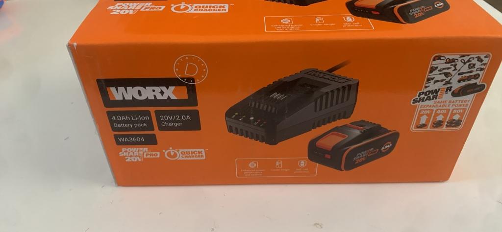 Chargeur et batterie Worx, Enlèvement ou Envoi, Neuf