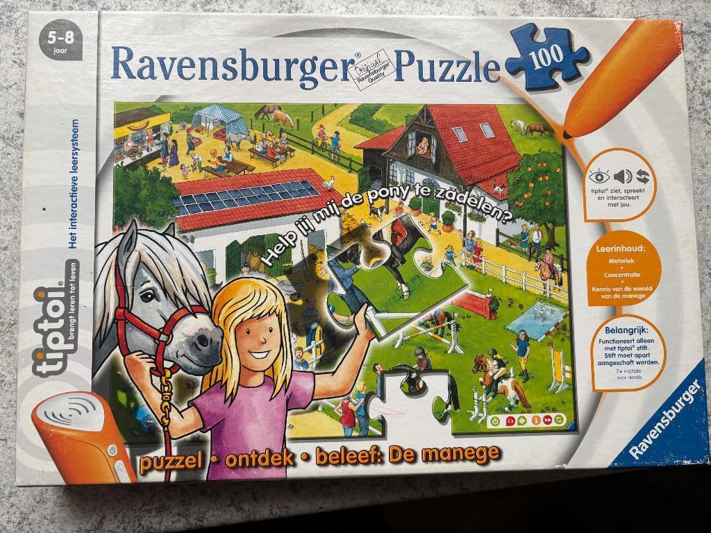 Tiptoi - puzzel “de manege”, Ophalen, Gebruikt, Puzzelen